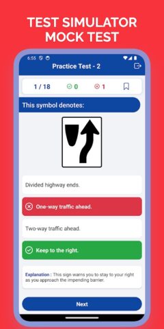 PennDOT PA DMV Practice Test для Android — скриншот 2
