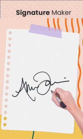 Perfect Signature Maker для Android — скриншот 2