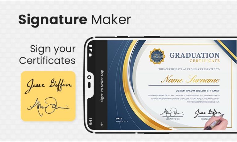 Perfect Signature Maker для Android — скриншот 3