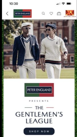 Peter England Online Shopping для Android — скриншот 1