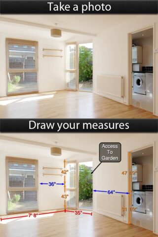 Photo Measures Lite для Android — скриншот 1