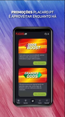 Placard.pt — Apostas online для Android — скриншот 5