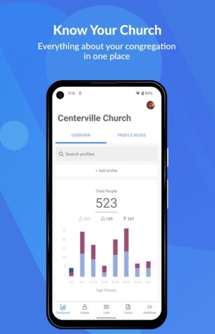 Planning Center People для Android — скриншот 1