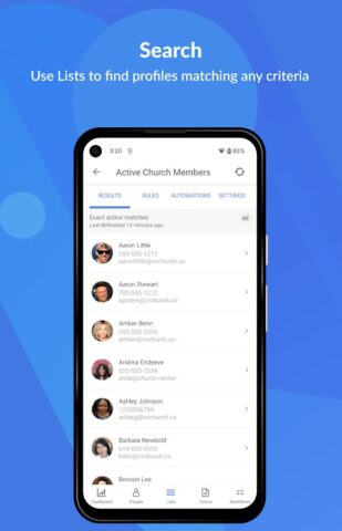 Planning Center People для Android — скриншот 3