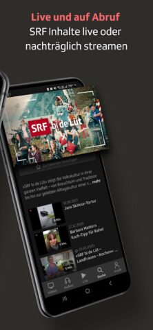 Play SRF: Streaming TV & Radio для Android — скриншот 2
