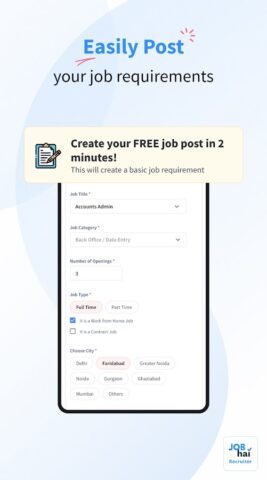 Post Jobs — Recruiter, Hiring для Android — скриншот 4