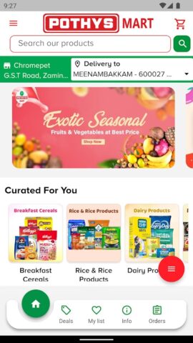 Pothys Mart для Android — скриншот 1