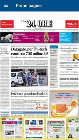 Prime pagine для Android — скриншот 3