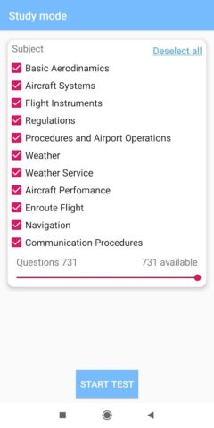 Private Pilot Test Prep 2026 для Android — скриншот 2