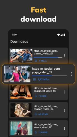 Private Video Downloader для Android — скриншот 3