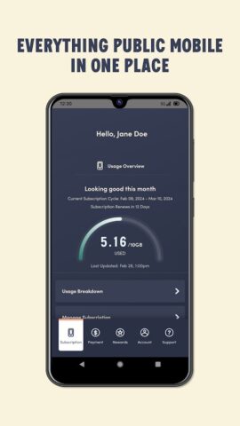 Public Mobile для Android — скриншот 3