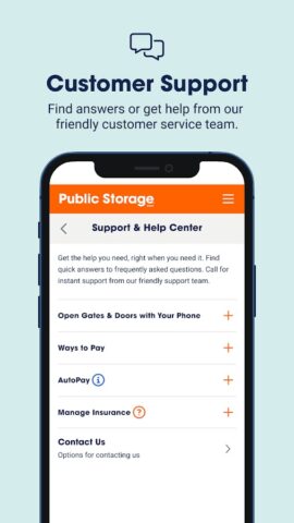 Public Storage для Android — скриншот 5