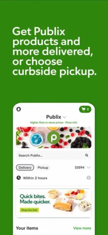 Publix Delivery & Curbside для Android — скриншот 1