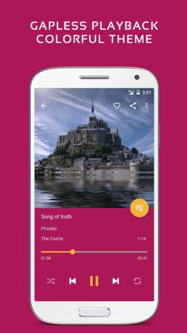 Pulsar Музыкальный плеер для Android — скриншот 2