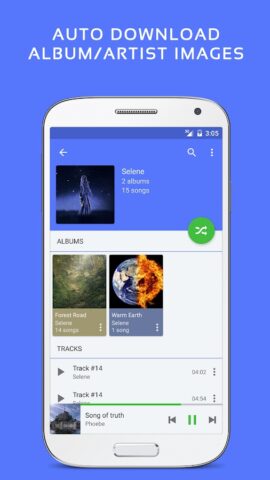Pulsar Музыкальный плеер для Android — скриншот 4