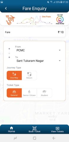 Pune Metro (Official App) для Android — скриншот 3