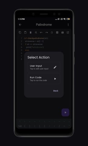 Python Compiler для Android — скриншот 4