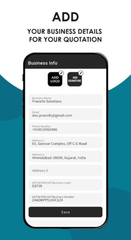 Quotation Maker для Android — скриншот 3