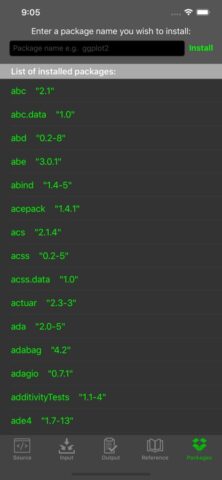 R Programming Compiler для iOS — скриншот 5