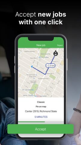 RIDE Driver ET для Android — скриншот 3