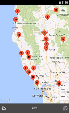 RV Parks & Campgrounds для Android — скриншот 1