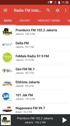 Radio FM Indonesia Online для Android — скриншот 1
