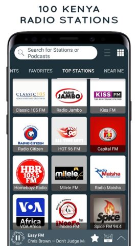 Radio Kenya FM Stations Online для Android — скриншот 1
