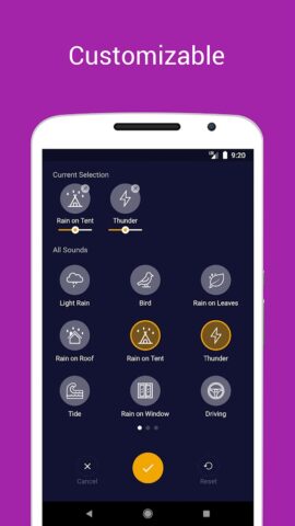 Rain Thunderstorm Sleep Sounds для Android — скриншот 4