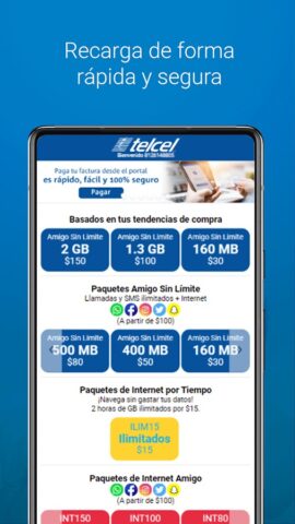 Recarga Saldo Telcel для Android — скриншот 1