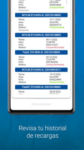 Recarga Saldo Telcel для Android — скриншот 3