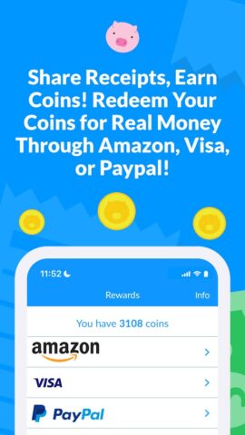 Receipt Hog: Cash for Receipts для Android — скриншот 1
