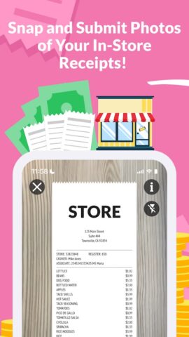 Receipt Hog: Cash for Receipts для Android — скриншот 2