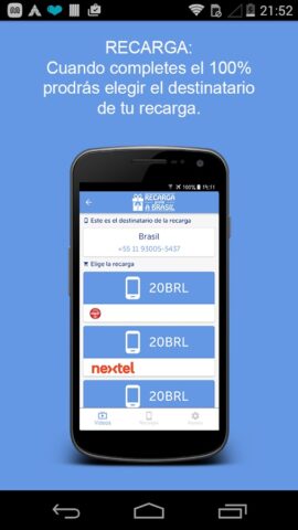 Regala recargas a Brasil для Android — скриншот 3