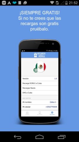 Regala recargas a México для Android — скриншот 5
