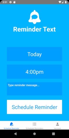 Reminder Text: SMS Reminders для Android — скриншот 1