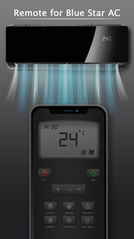 Remote for Blue Star AC для Android — скриншот 1