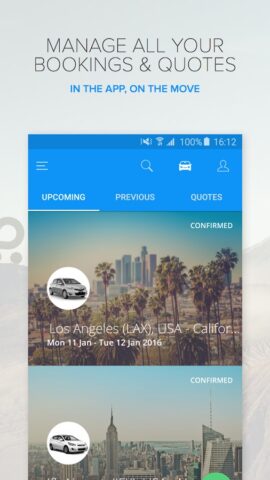 Rentalcars.com Car hire App для Android — скриншот 2