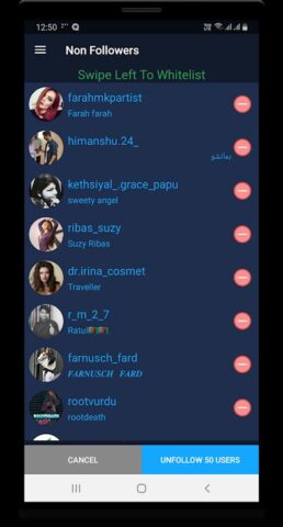 Reports+ followers Analytic для Android — скриншот 2