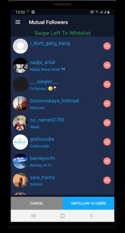 Reports+ followers Analytic для Android — скриншот 3