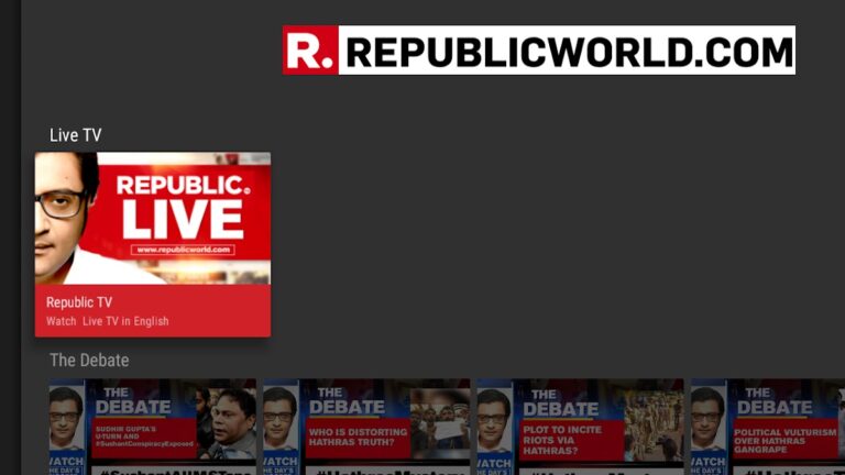 Republic TV — Live Breaking Ne для Android — скриншот 2