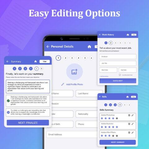 Resume Builder: CV Maker для Android — скриншот 2
