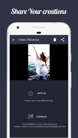 Reverse Video Editor для Android — скриншот 4