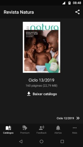 Revista Natura — Catálogo для Android — скриншот 1