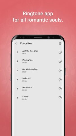Романтические Рингтоны для Android — скриншот 5