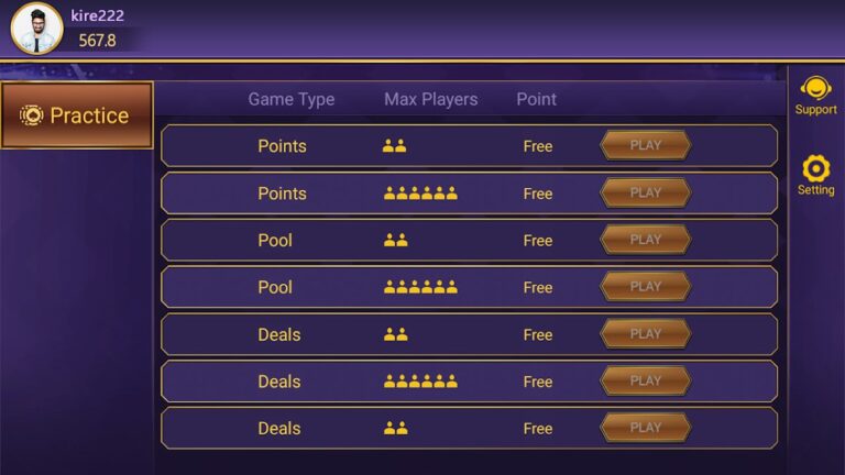 RumRummy для Android — скриншот 3