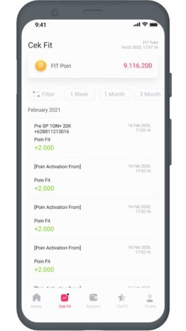 SF FIT для Android — скриншот 3