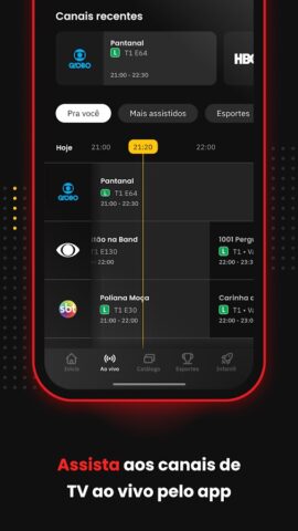 SKY+: TV+Streaming num só app для Android — скриншот 2