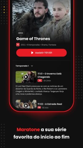 SKY+: TV+Streaming num só app для Android — скриншот 5