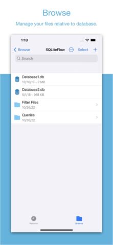 SQLiteFlow — SQLite Editor — скриншот 1