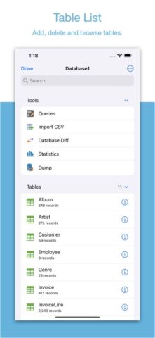 SQLiteFlow — SQLite Editor — скриншот 2